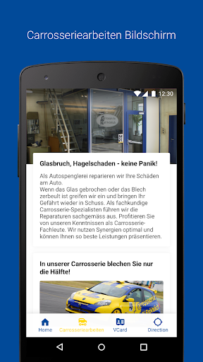 Android application Carrosserie Rolf Fröhlich screenshort