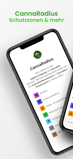 Android application CannaRadius (Bubatz Map) screenshort