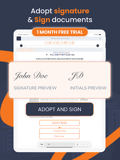Screenshot of PDFEsign.com PDF E-Sign