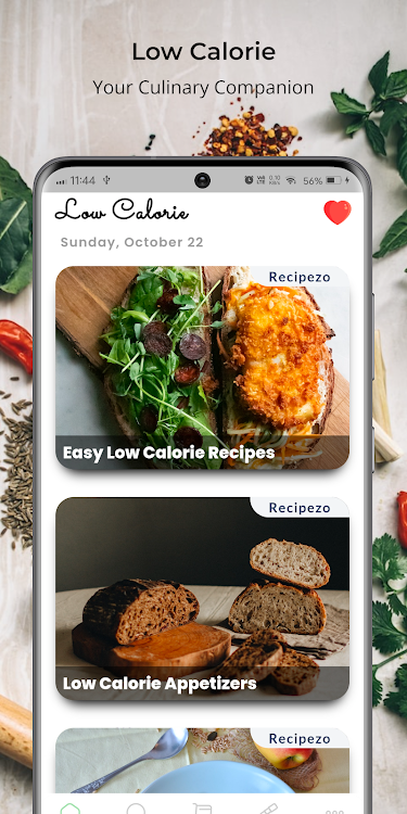 Low Calorie Recipes - 1.0.2 - (Android)