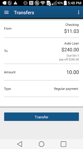 First Community Credit Union Screen 3