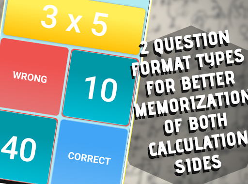 MULTIPLICATION Tables Quiz Screen 3