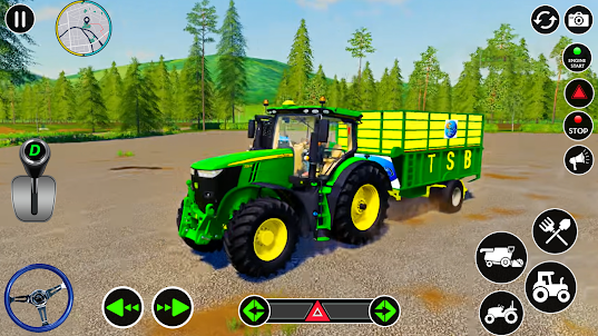 Baixar Trator Trolly Farming jogo 3D para PC - LDPlayer