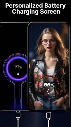 Battery Charging Animation Art Screen 2