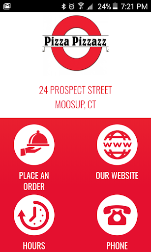 Android application Pizza Pizzazz Moosup screenshort