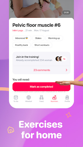 Screenshot of Prenatal & Postpartum Workout