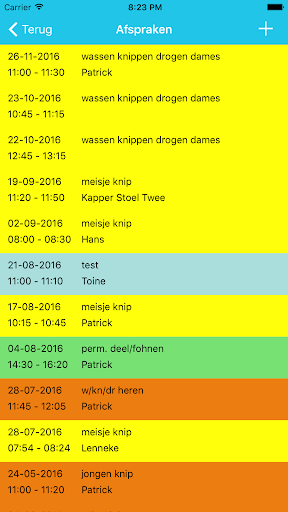 MijnSalon Book Now Screen 2