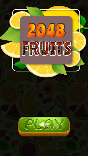 Android application 2048 Fruits screenshort