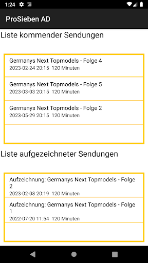 ProSieben live AD Screen 3