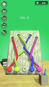 Rope Knots Untangle Master 3D