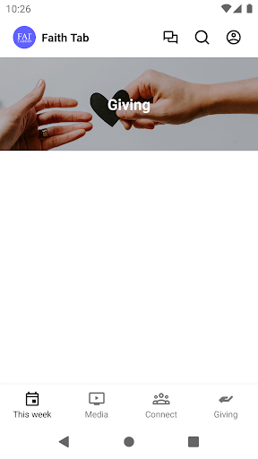 Android application The Kountze Church screenshort