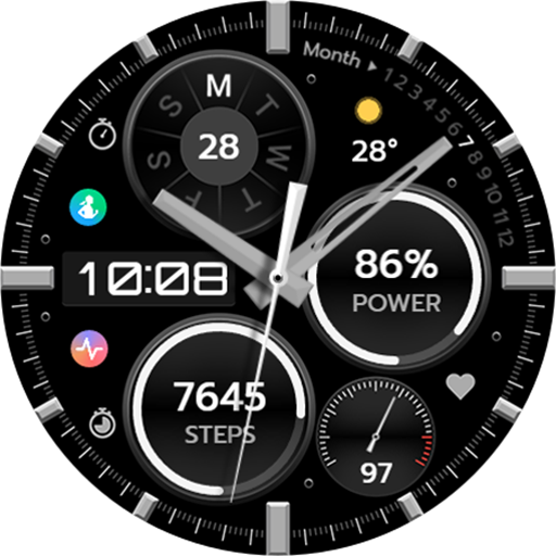 TVV Analog Sport Watch Face Download on Windows