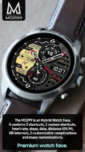 MD299 Analog watch face