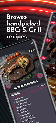 Android application BBQ Grill Recipes screenshort