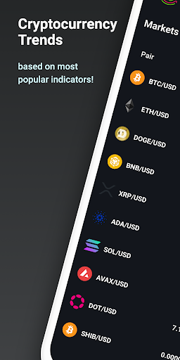 Android application CryptoSent: CoinTracker screenshort
