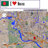 Dhaka map icon