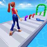 Cover Image of Download Perfect Long Hair Wig Race 3D  APK