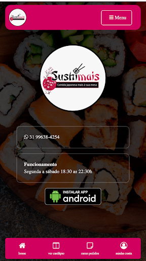 Android application Sushimais screenshort