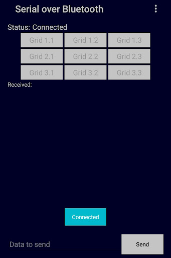 Android application Serial over Bluetooth screenshort
