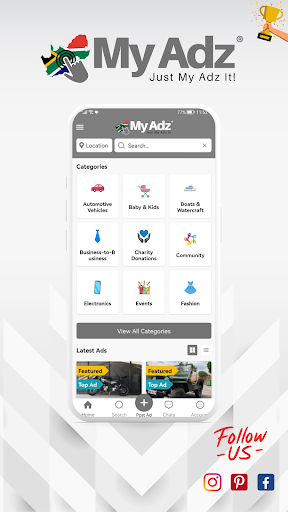 Android application My Adz | Buy. Sell. Post it. screenshort