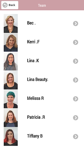 Lucindas Hair & Beauty Screen 2