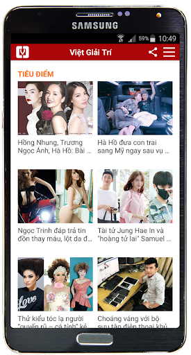 Android application Việt Giải Trí - Tin Tức screenshort