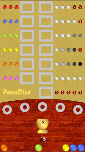 Android application Yatzy Paradice screenshort
