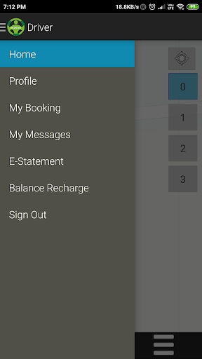 Book2Ride Driver App Screen 3