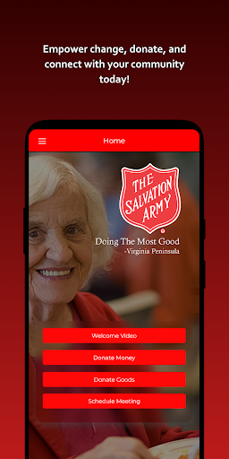 Android application Salvation Army Virginia Penins screenshort