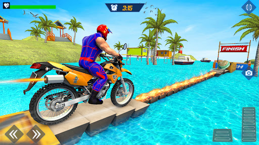 Superhero Bike 3D : Bike Games Screen 2