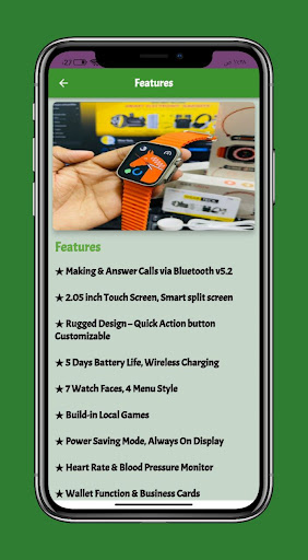 smart watch GS8 ultra Guide Screen 2