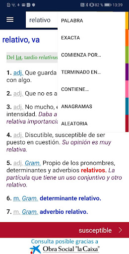Diccionario RAE y ASALE (DLE) Screenshot 4 - AppWisp.com