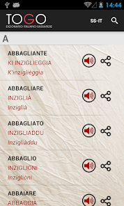 Captura de Pantalla 2 TOGO: Italiano - Sassarese android