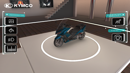 Android application Kymco AK 550 screenshort