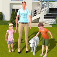 Виртуальная мама-миллиардер: счастливая семья