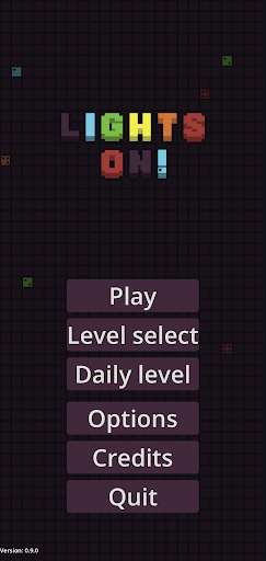 Android application Lights On! screenshort