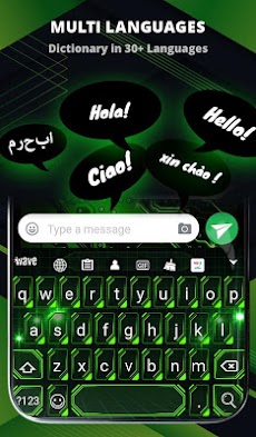 Cyber Green Wallpaper Keyboardのおすすめ画像4