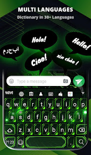 Green Light Cyber Circuit Wallpaper and Keyboard(圖4)-速報App