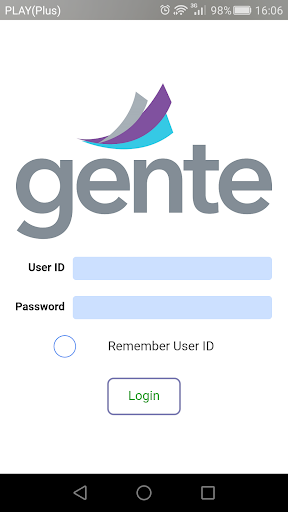 Android application Gente Solutions screenshort
