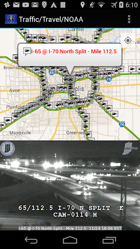Android application Indiana Traffic Cameras Pro screenshort