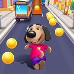Cover Image of Télécharger Chien qui parle : Puppy Surf Runner 5.0 APK