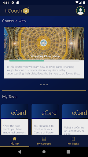 Android application i-Coach Go screenshort