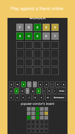 Android application Wordlr Online screenshort
