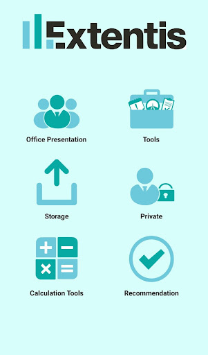 Android application Extentis screenshort
