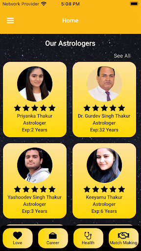 Android application Glisten Astrology screenshort
