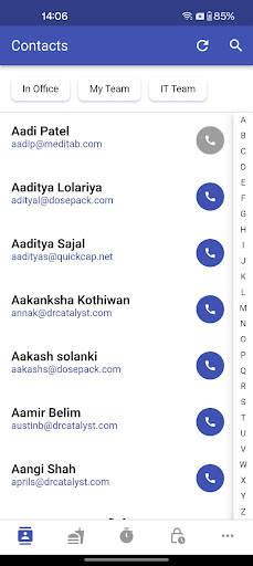 Android application Meditab Employee Management screenshort