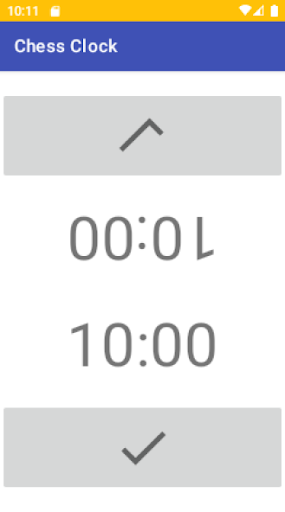 Android application Super Simple Chess Clock screenshort