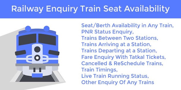 Railway Enquiry  Train For PC – Free Download For Windows 7, 8, 10 Or Mac Os X 1
