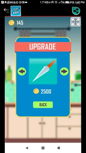 Flip the knife Target