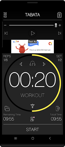 Android application Tabata Lite - Interval Timer screenshort